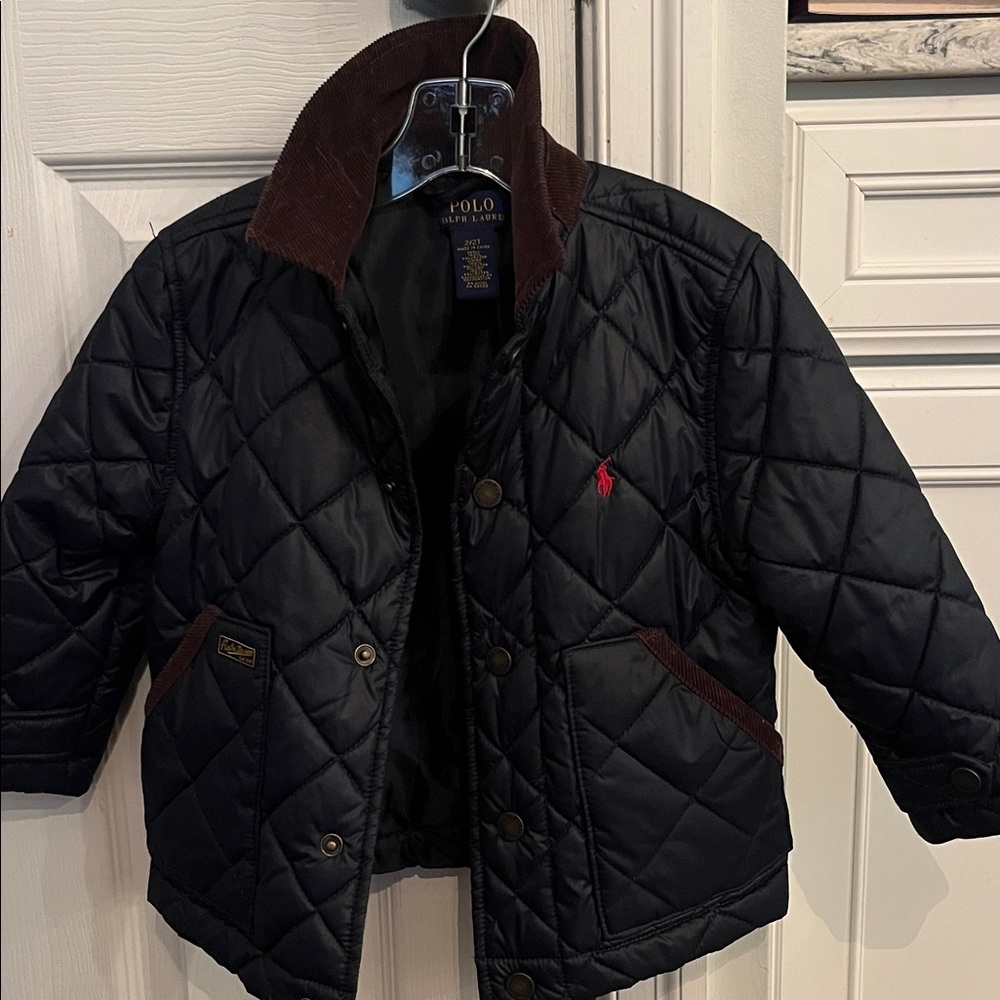 Polo by Ralph Lauren Kids Navy Quilted Puffer Jacket